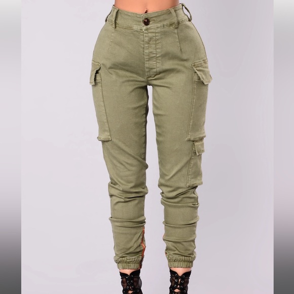 Fashion Nova Pants & Jumpsuits Fashion Nova Kalley Cargo Pants
